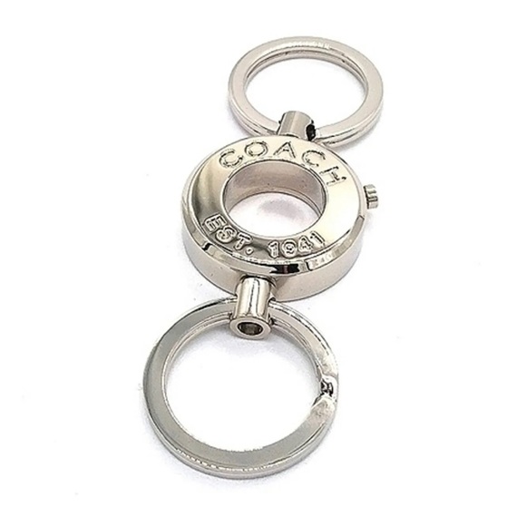 COACH Stainless Steel Vintage Keychain - Picture 4 of 4